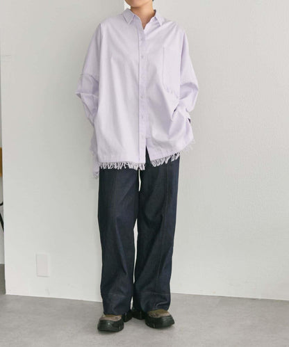 寬鬆流蘇襯衫【SUM1 STYLE】