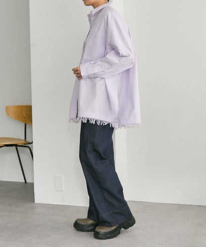 寬鬆流蘇襯衫【SUM1 STYLE】