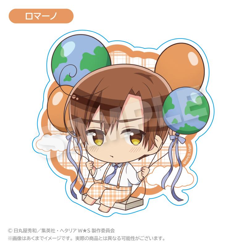 ヘタ利亞 World★Stars_氣球貼紙 羅馬諾