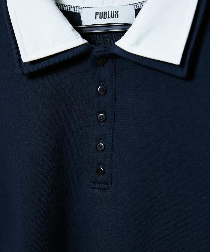 層疊風格襯衫式POLO上衣