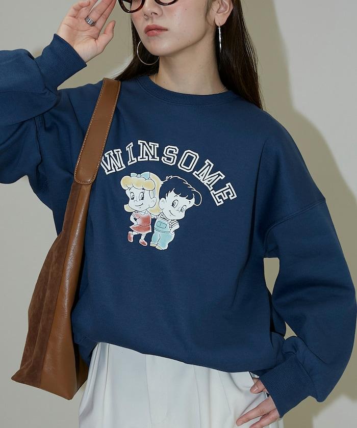 復古兒童學院風衛衣