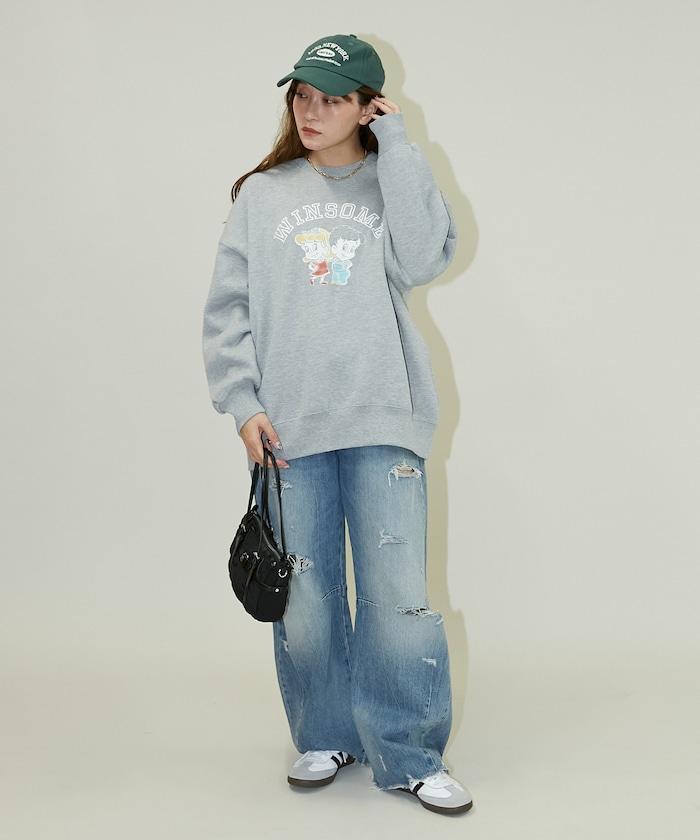 復古兒童學院風衛衣