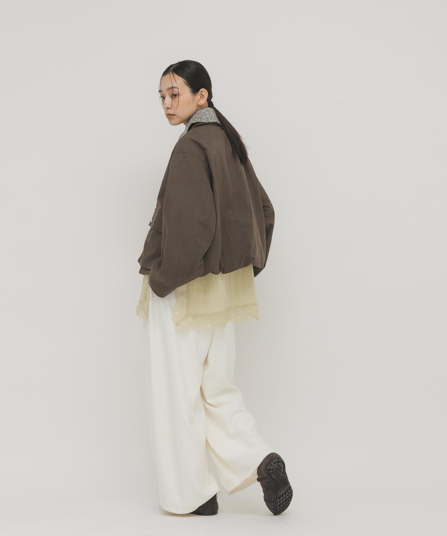 2WAY彩色泡泡袖夾克