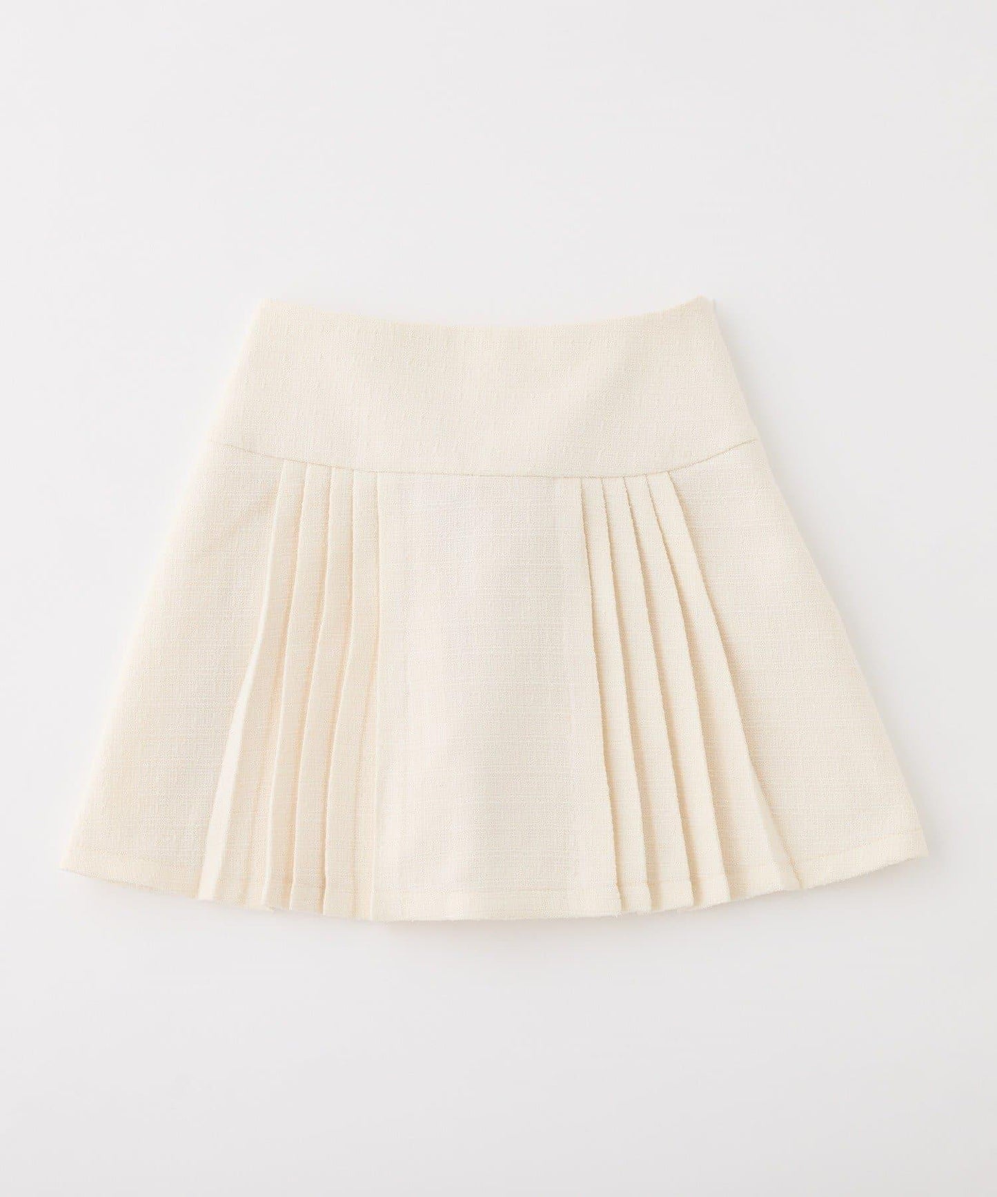 【premiumorder】粗花呢百褶裙