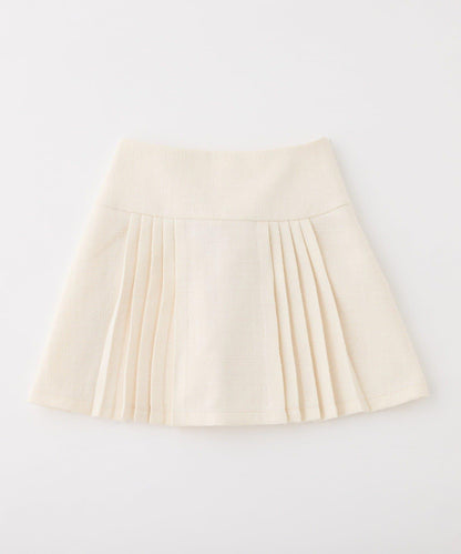 【premiumorder】粗花呢百褶裙