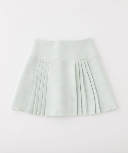 【premiumorder】粗花呢百褶裙