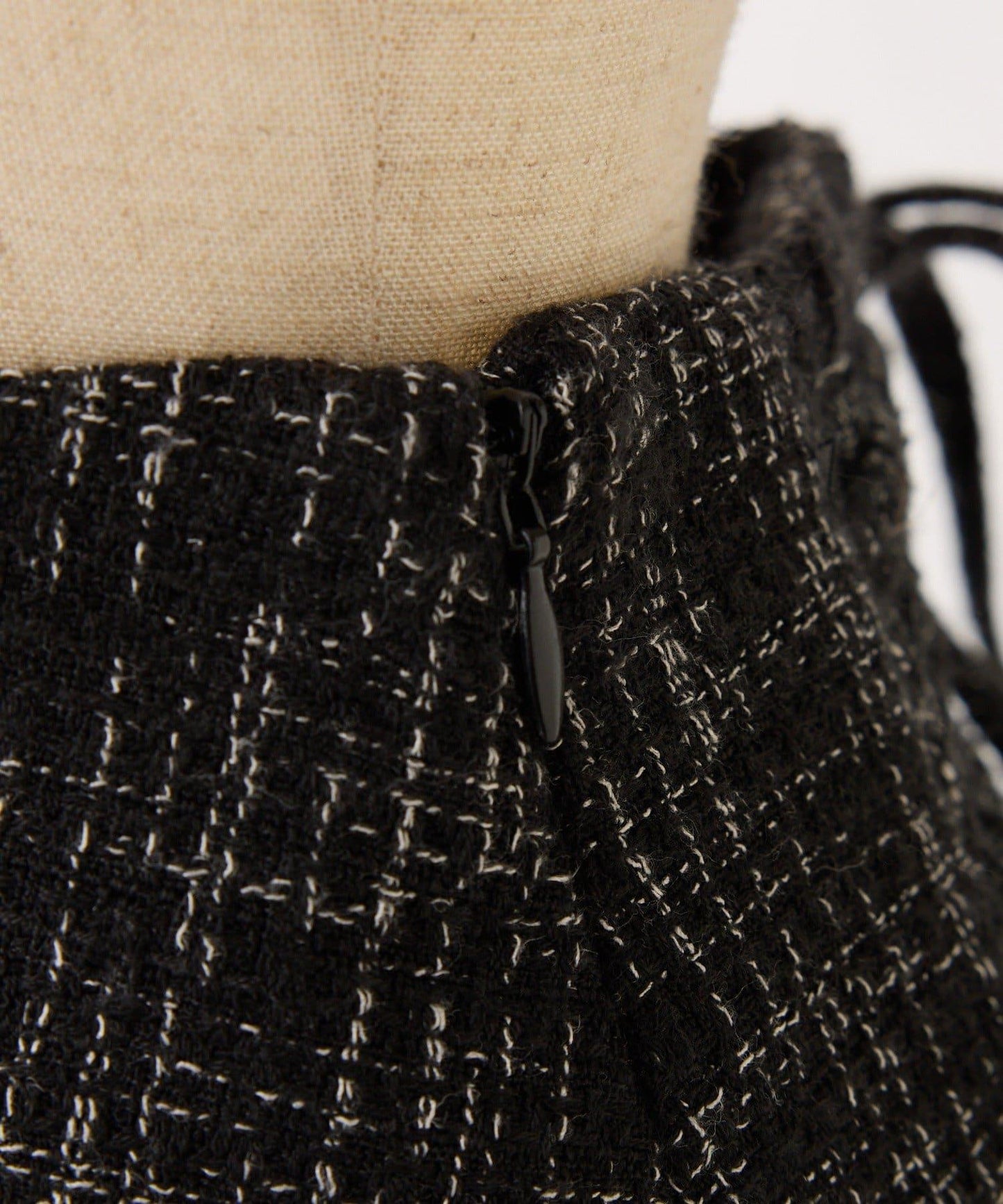 【premiumorder】粗花呢百褶裙