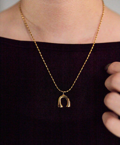 金屬過敏適用/不鏽鋼 C型配件吊墜項鍊