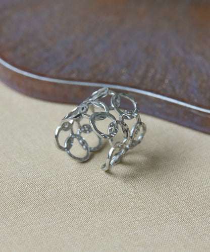 金屬過敏適用/不鏽鋼泡泡戒指