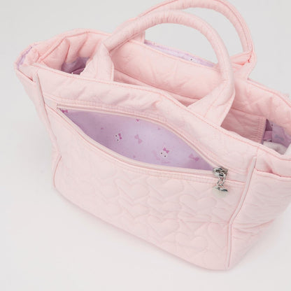 【メゾピアノママ】兔子貼布繡兩用托特包