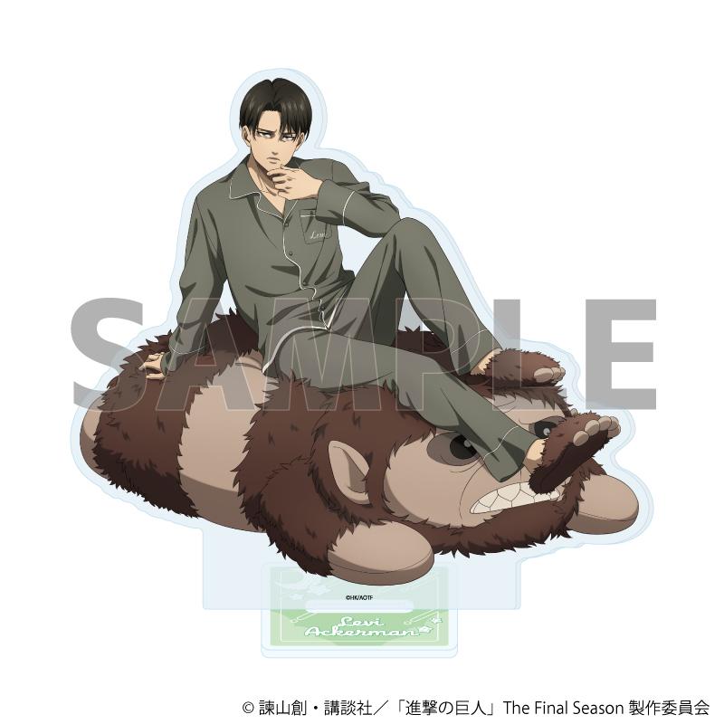 《進擊的巨人》The Final Season 亞克力立牌07/利威爾·阿克曼 休閒版（新繪插畫）