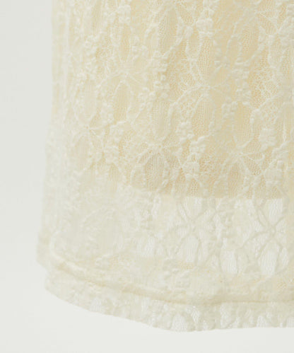 軟蕾絲拼接長褲