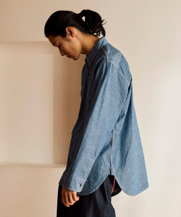 【日本製造】JAPAN色織布長袖襯衫
