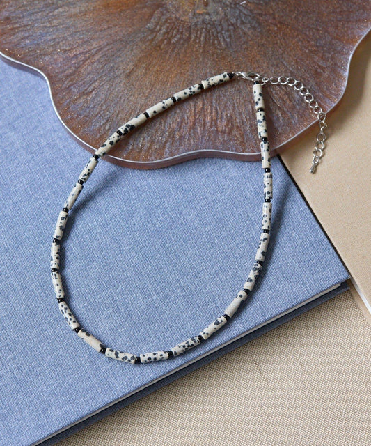 圓柱形石頭項鍊