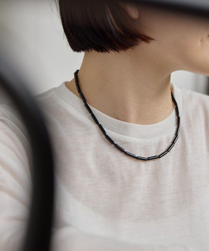 圓柱形石頭項鍊