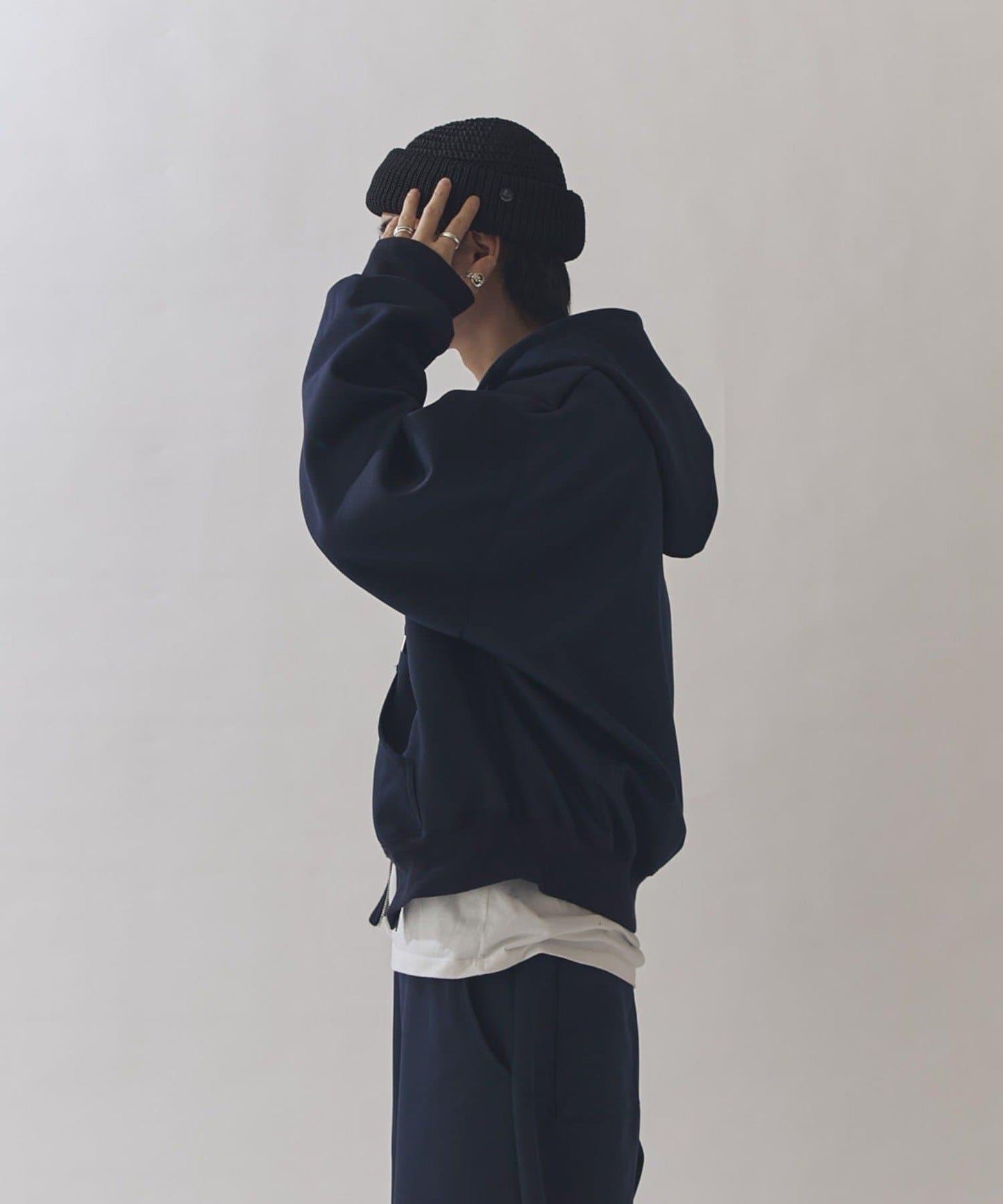 休閒連帽拉鍊外套