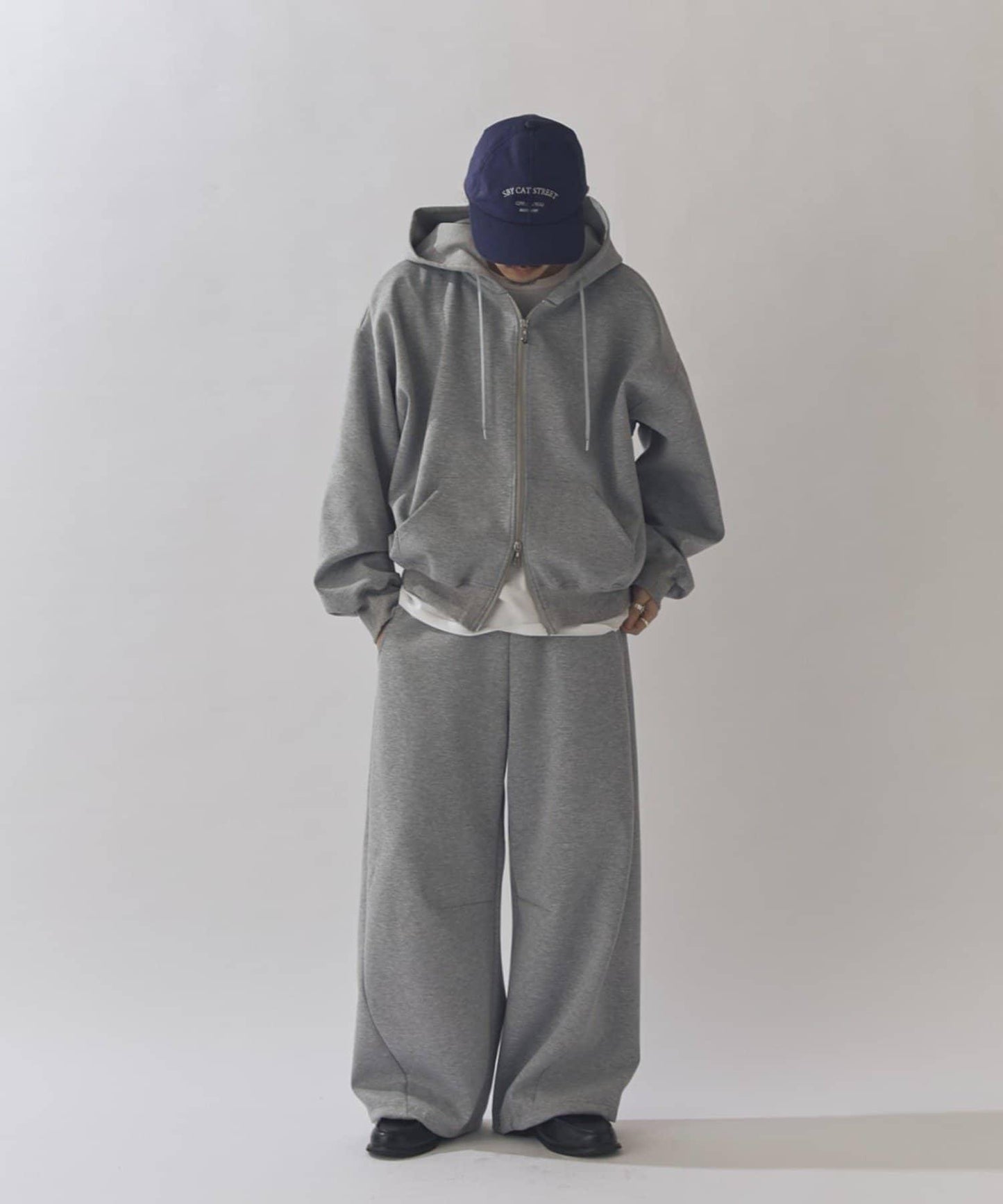 休閒連帽拉鍊外套