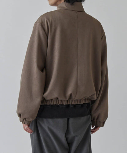 仿麂皮短款夾克