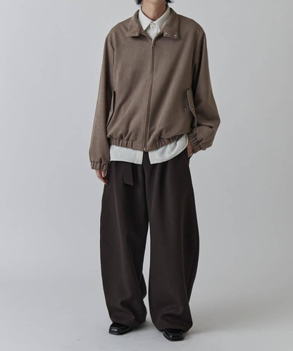 仿麂皮短款夾克