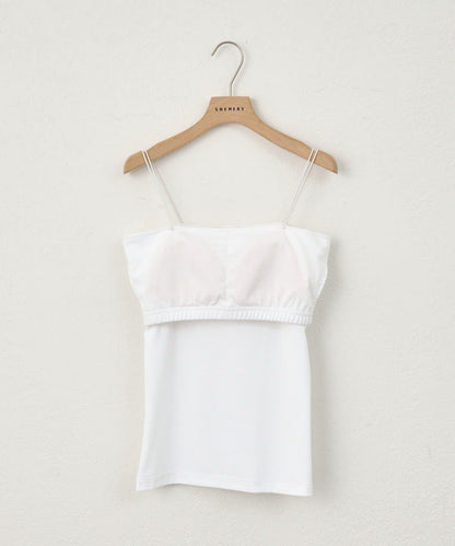 雙肩帶帶胸墊吊帶背心