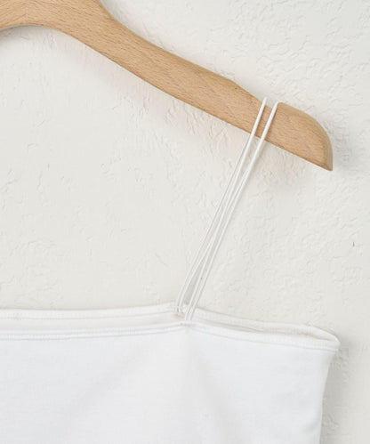 雙肩帶帶胸墊吊帶背心