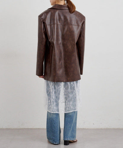【26SS】蕾絲吊帶長款上衣