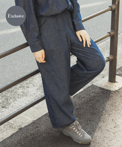 『聯名』Wrangler×EKAL 牛仔休閒寬鬆長褲