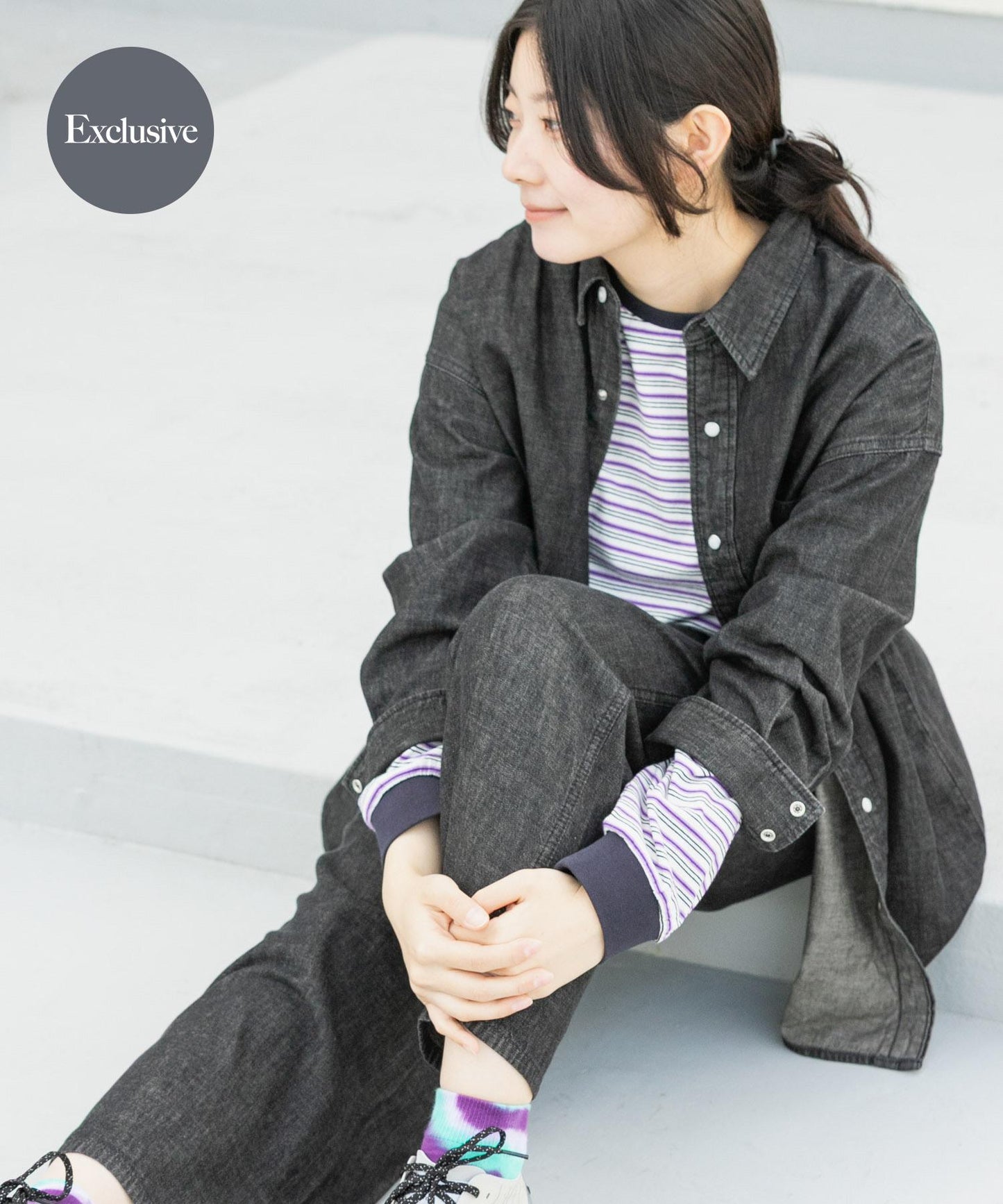 『聯名』Wrangler×EKAL 長袖牛仔工裝襯衫