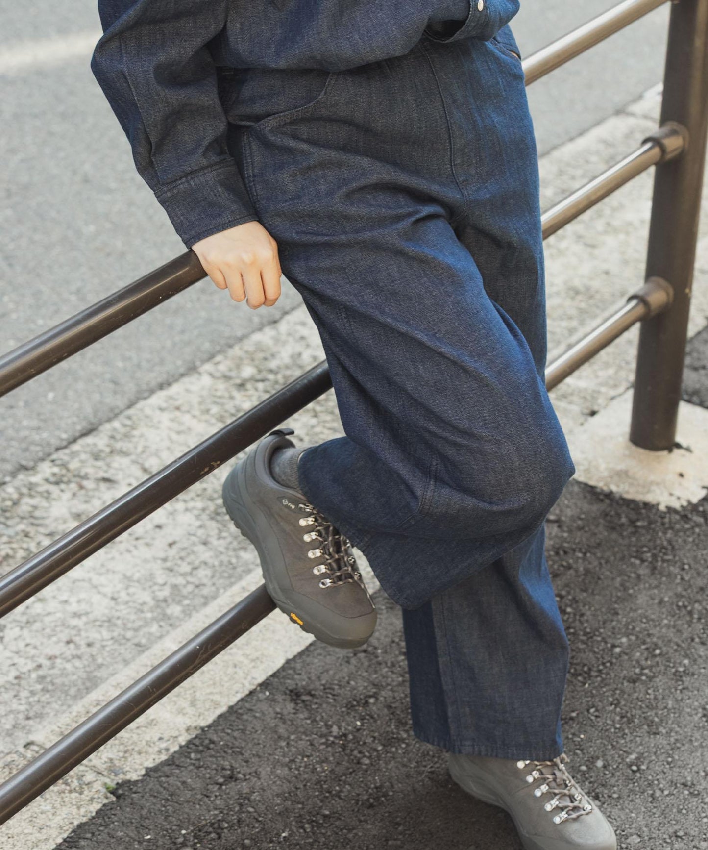『聯名』Wrangler×EKAL 牛仔休閒寬鬆長褲