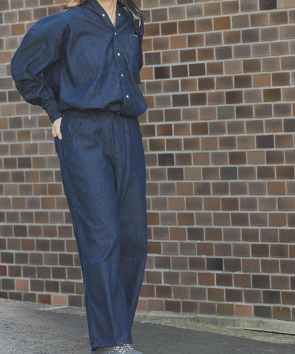 『聯名』Wrangler×EKAL 牛仔休閒寬鬆長褲