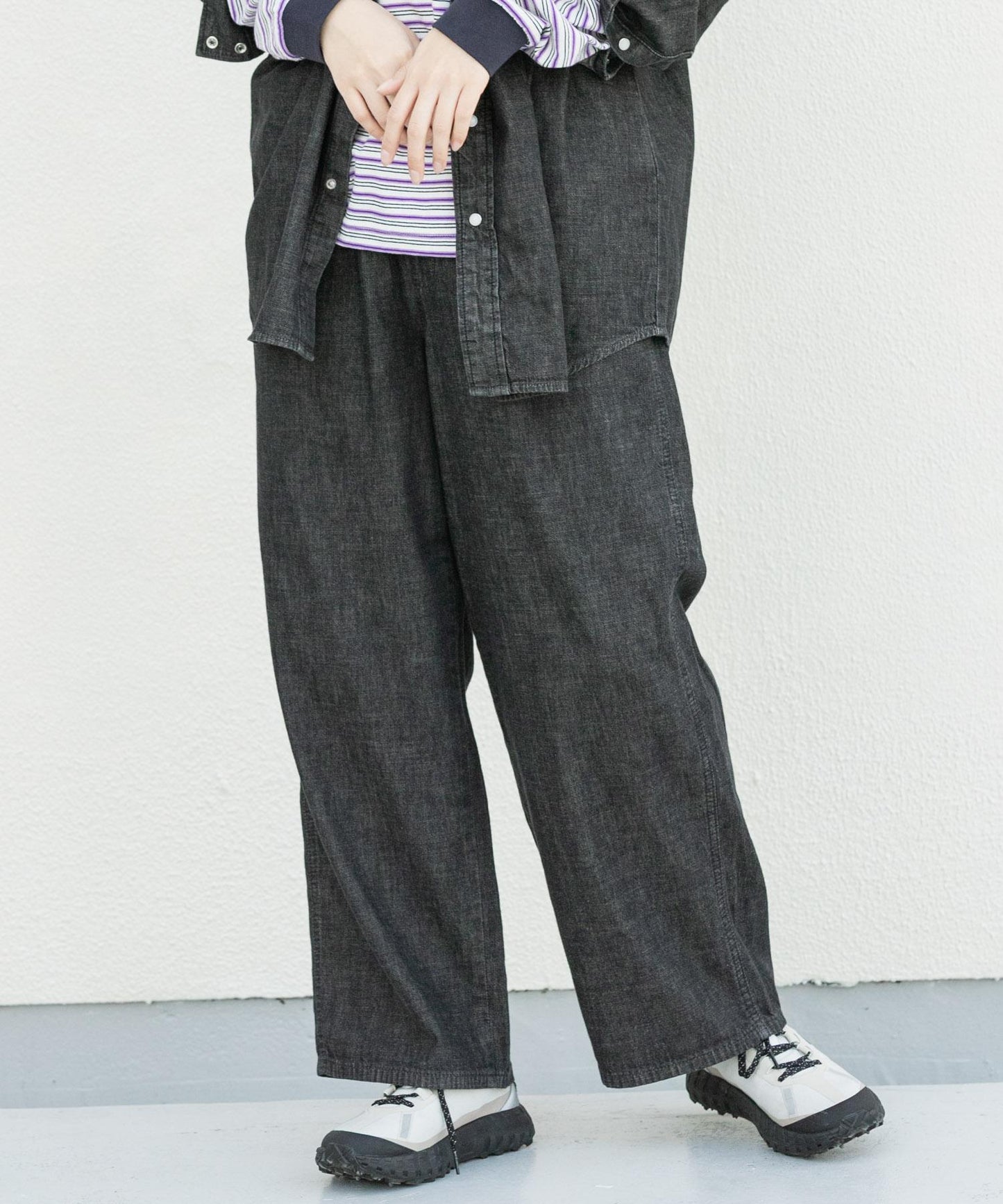 『聯名』Wrangler×EKAL 牛仔休閒寬鬆長褲
