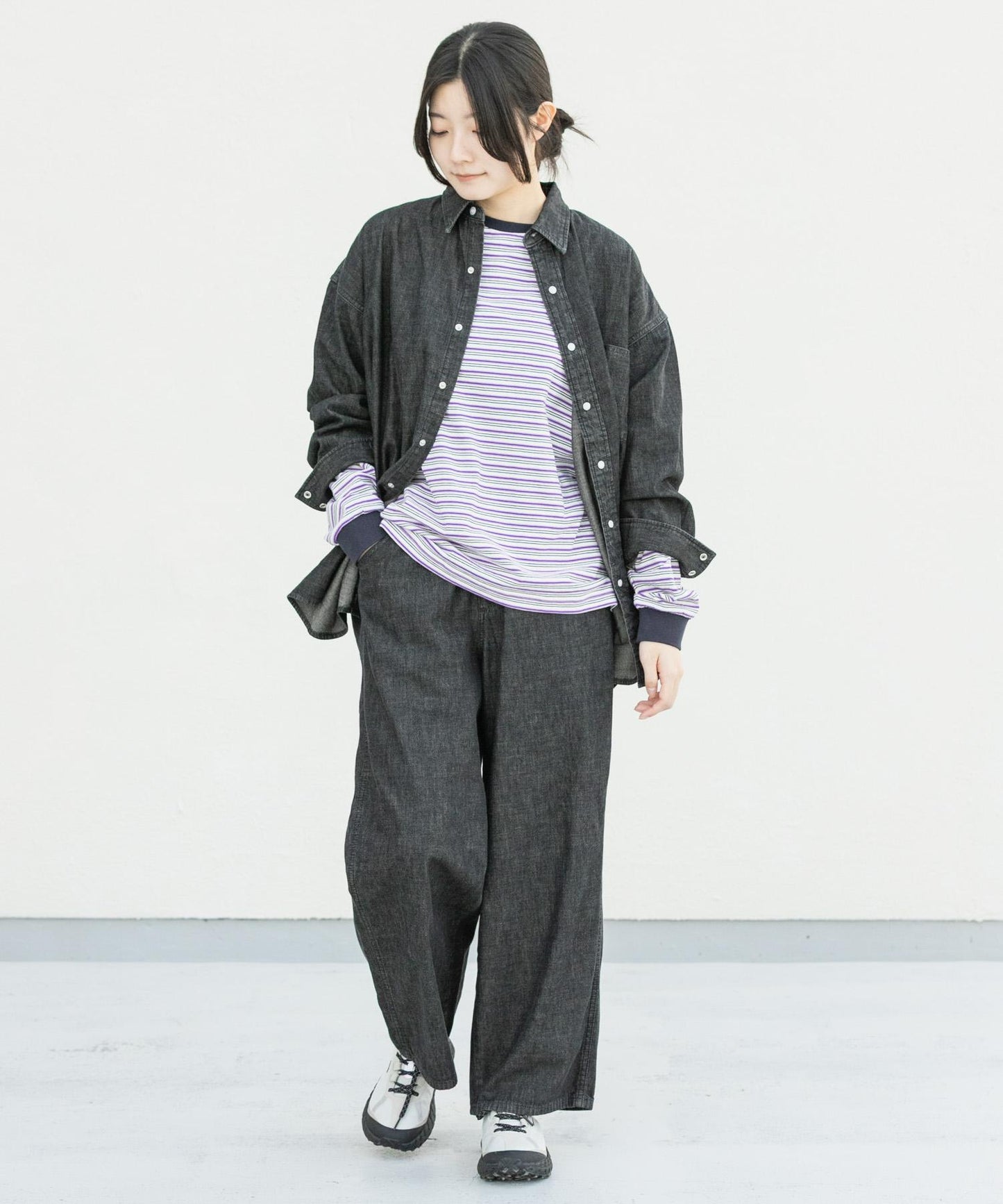 『聯名』Wrangler×EKAL 牛仔休閒寬鬆長褲