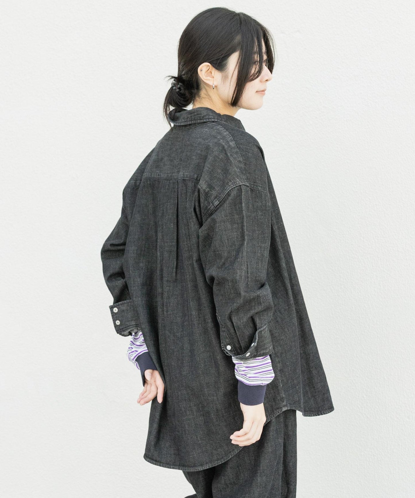 『聯名』Wrangler×EKAL 長袖牛仔工裝襯衫