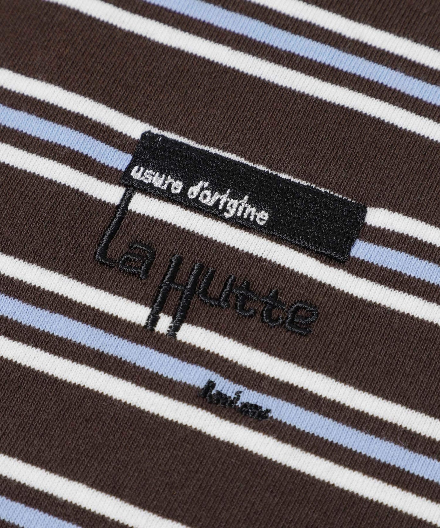 『聯名』La Hutte×EKAL 多色條紋長袖T恤
