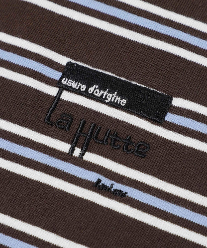 『聯名』La Hutte×EKAL 多色條紋長袖T恤