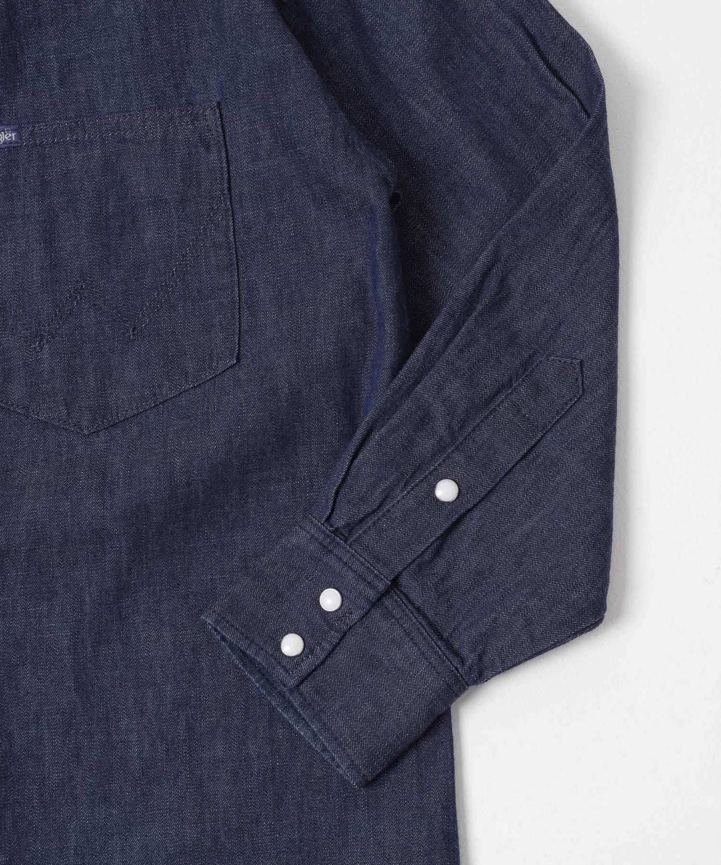 『聯名』Wrangler×EKAL 長袖牛仔工裝襯衫