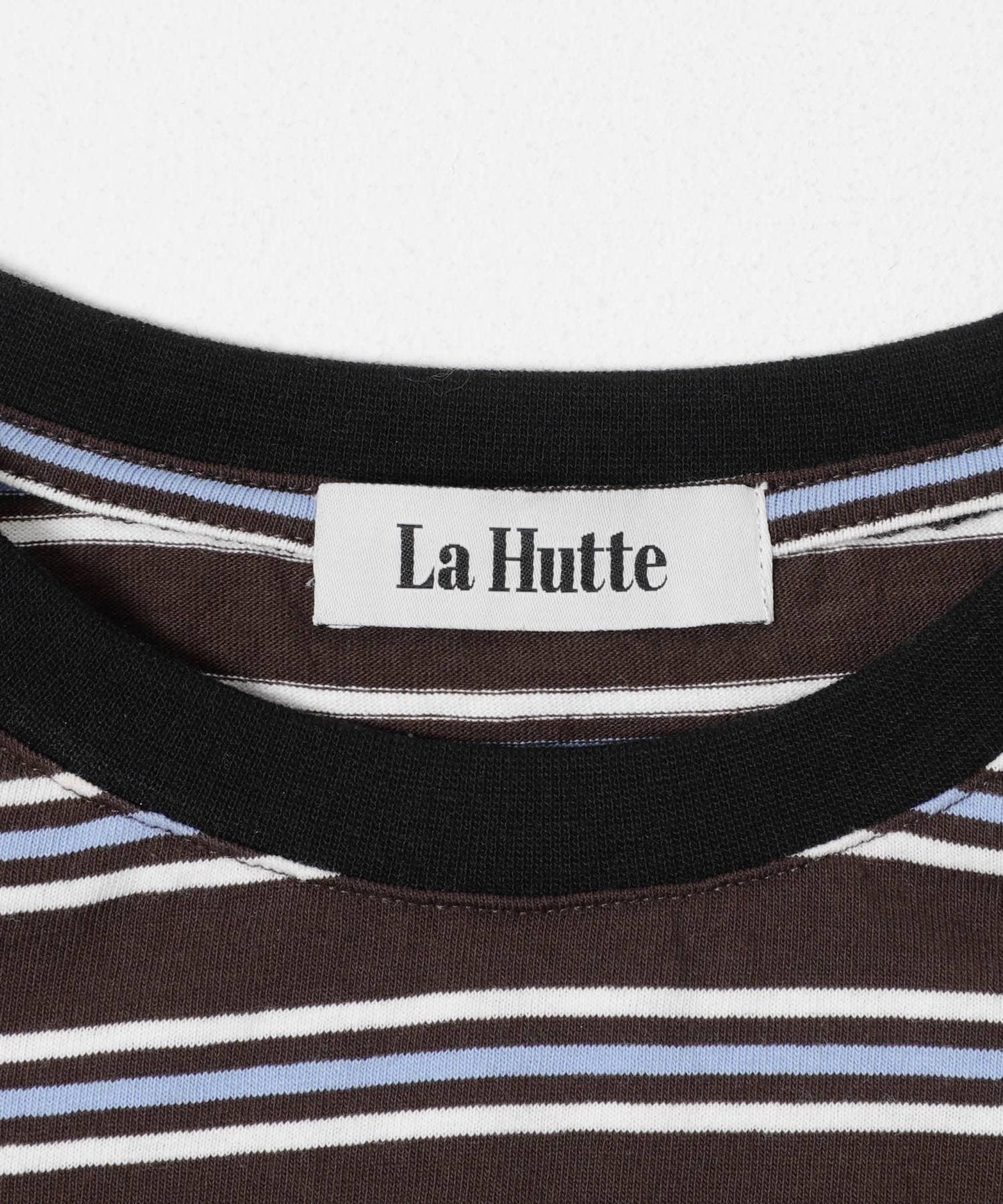 『聯名』La Hutte×EKAL 多色條紋長袖T恤