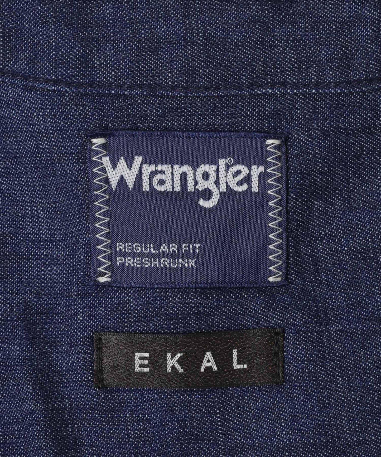 『聯名』Wrangler×EKAL 長袖牛仔工裝襯衫