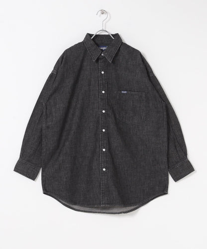 『聯名』Wrangler×EKAL 長袖牛仔工裝襯衫