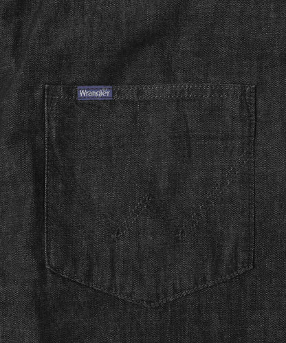 『聯名』Wrangler×EKAL 長袖牛仔工裝襯衫
