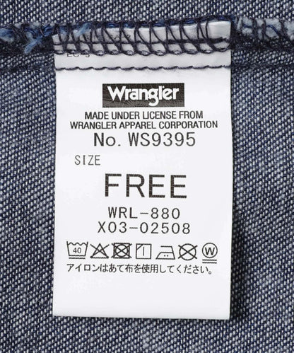 『聯名』Wrangler×EKAL 長袖牛仔工裝襯衫
