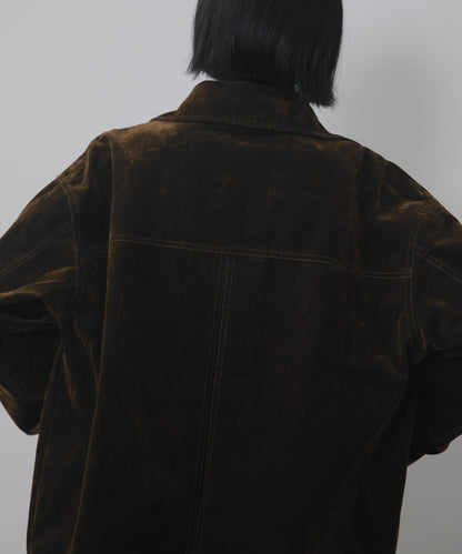 高領牛仔夾克
