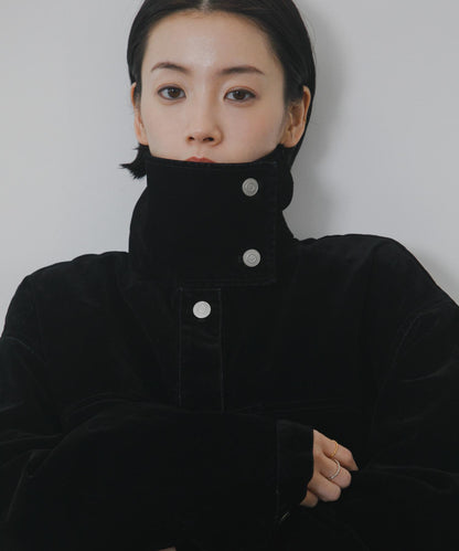 高領牛仔夾克