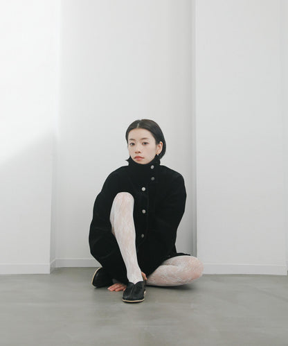 高領牛仔夾克