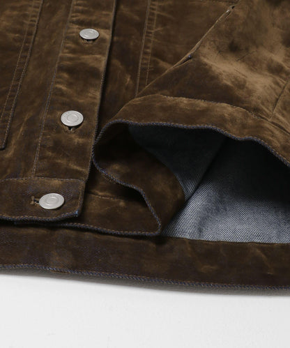 高領牛仔夾克