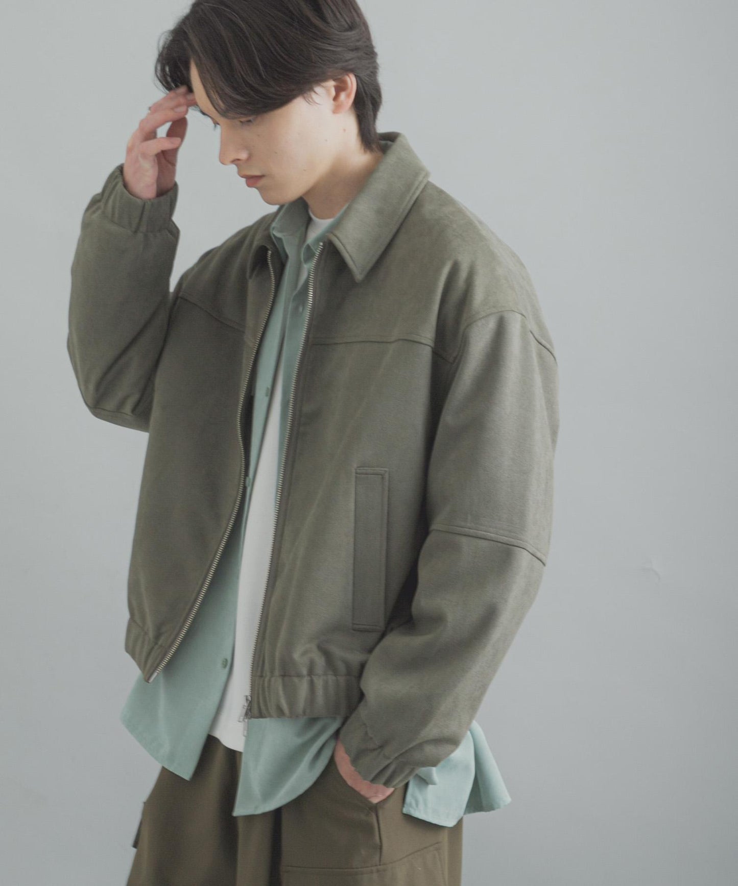 F/S 拉鍊夾克