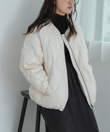 繭型絎縫羽絨服