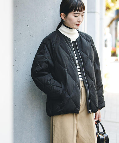 繭型絎縫羽絨服
