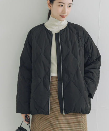 繭型絎縫羽絨服