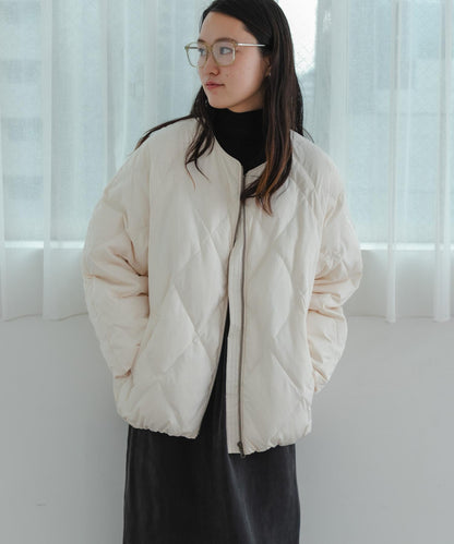 繭型絎縫羽絨服